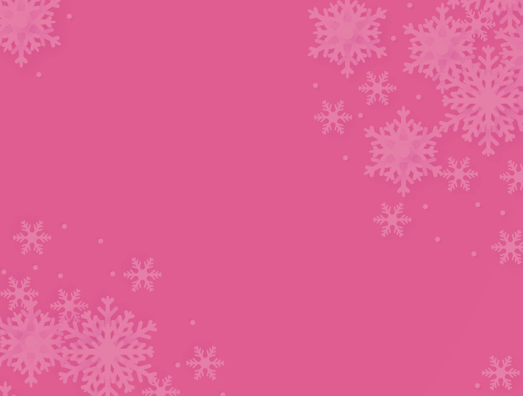 pink background snowflake