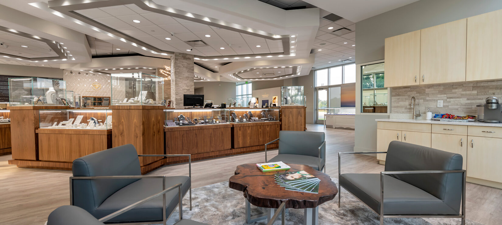 Interior Lobby of an International Diamond Center