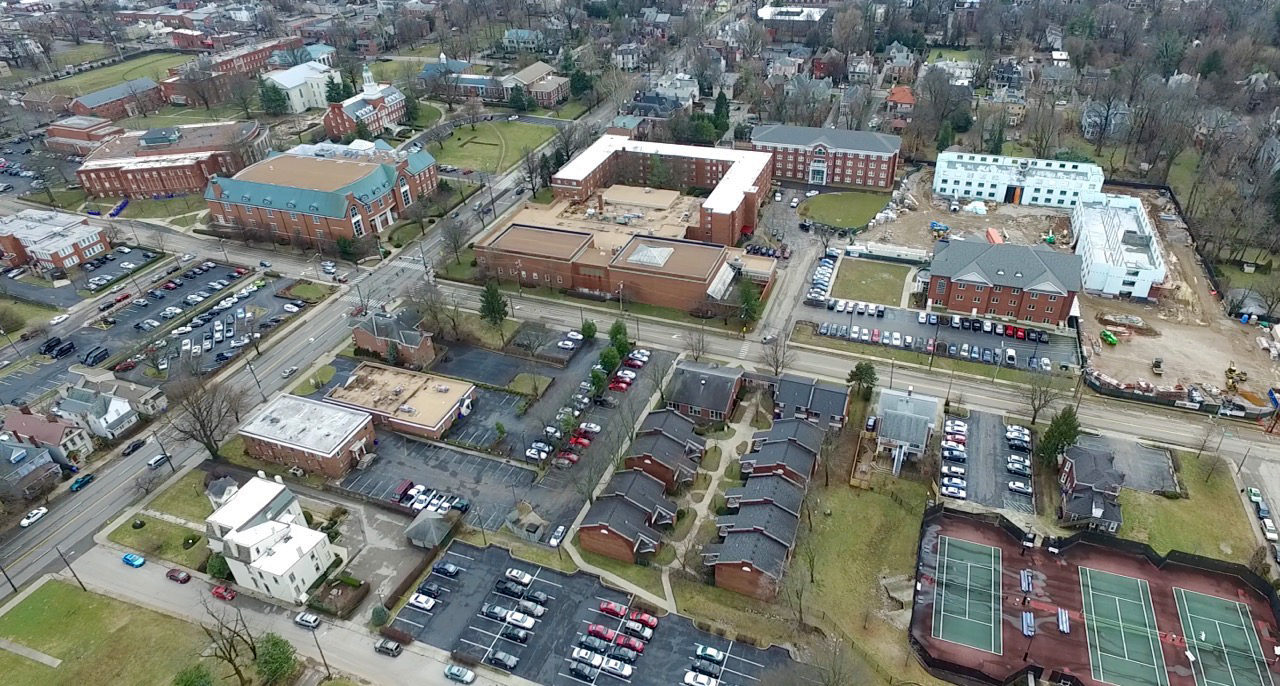 Aerial View of School Campus