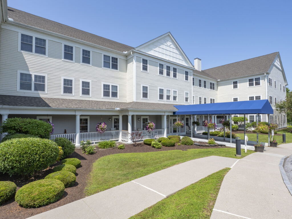 Exterior of Senior Living Community on a Sunny Day