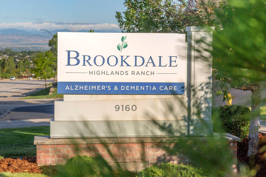 Brookdale Highlands Ranch - Alzheimer's and Dementia Care Sign