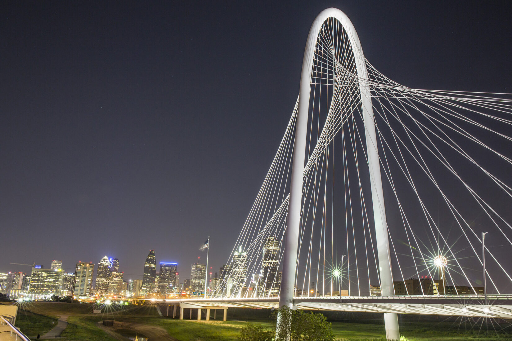 An image of a Dallas, Texas bridge.