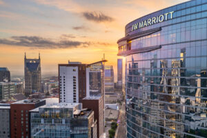 Jw Marriott Nashville Downtown Drone Sunrise Cs3photography