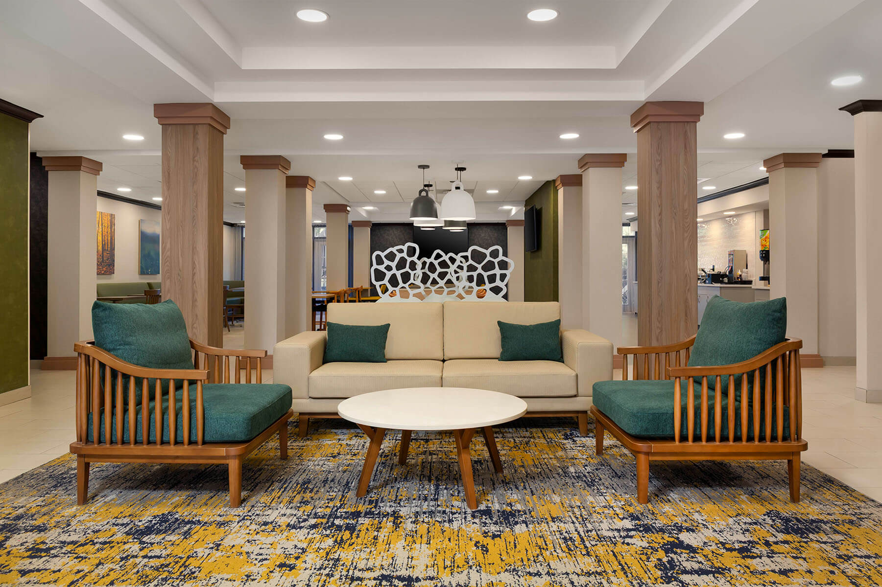 Fairfield Marriott Hooksett Nh Lobby Cs3photograph